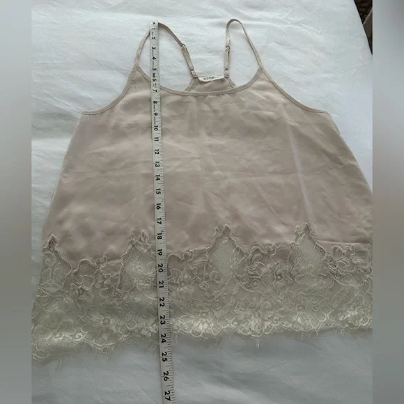 Lace Cami, Large, Racer Back, adjustable straps - Picture 6 of 7